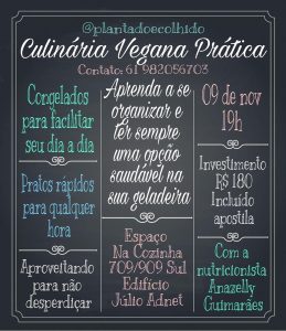 Curso de culinária vegana